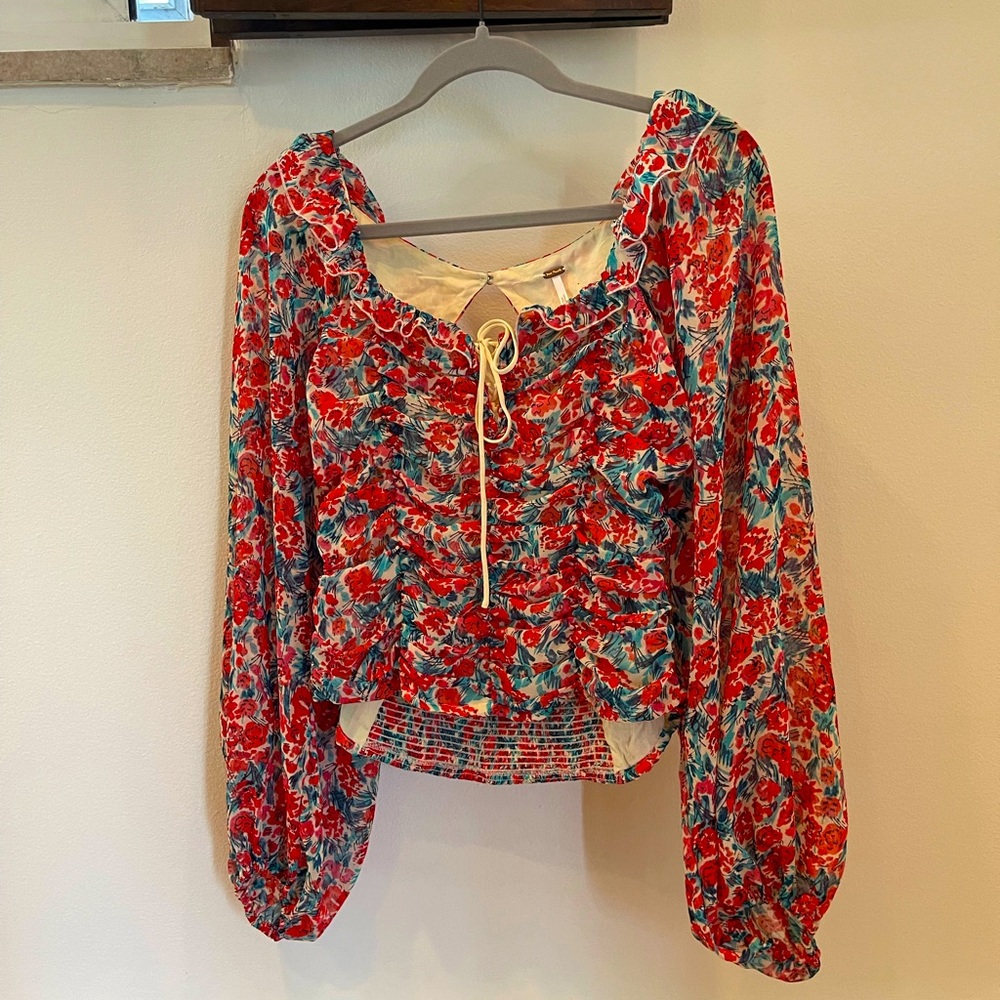 Free people floral top